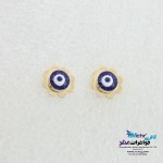 گوشواره طلا - طرح چشم نظر
