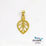 آویز طلا - طرح برگ