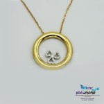 گردنبند طلا - طرح گل