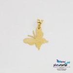 آویز طلا - طرح پروانه