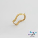 انگشتر طلا - طرح موج