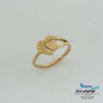انگشتر طلا - طرح قلب