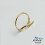 انگشتر طلا - طرح خطوط موازی