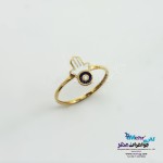 انگشتر طلا - طرح دست همسا