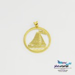 آویز طلا - طرح کشتی