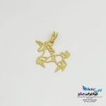 آویز طلا - طرح اسب
