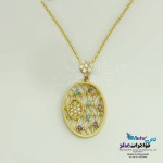 گردنبند طلا - طرح هندسی