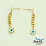 گوشواره طلا - طرح چشم نظر