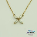 گردنبند طلا - طرح گل