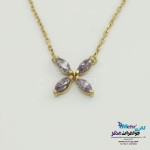 گردنبند طلا - طرح گل