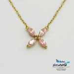 گردنبند طلا - طرح گل