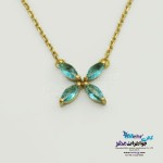 گردنبند طلا - طرح گل