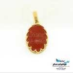 آویز طلا - طرح تاج