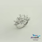 انگشتر طلا - طرح گل شش پر