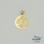 آویز طلا - طرح گل