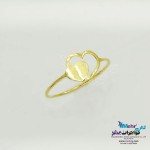 انگشتر طلا - طرح قلب