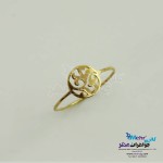 انگشتر طلا - طرح گل