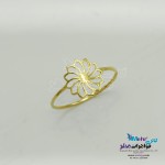 انگشتر طلا - طرح گل
