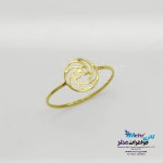 انگشتر طلا - طرح هندسی