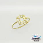 انگشتر طلا - طرح هندسی