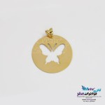 آویز طلا - طرح پروانه