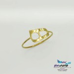 انگشتر طلا - طرح ه نیمایی