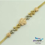 دستبند طلا - طرح شکوفه سیب