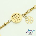 دستبند طلا - طرح گوچی