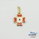 آویز طلا - طرح شبدر 4 برگ