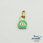 آویز طلا - طرح قفل