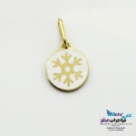 آویز طلا - طرح برف