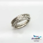 انگشتر طلا - طرح حلقه پشت حلقه