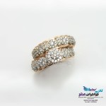 انگشتر طلا - طرح حلقه پشت حلقه
