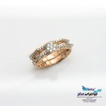 انگشتر طلا - طرح حلقه پشت حلقه