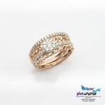 انگشتر طلا - طرح حلقه پشت حلقه
