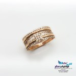 انگشتر طلا - طرح حلقه پشت حلقه