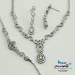 سرویس طلا - گردنبند - دستبند - گوشواره - طرح اشک