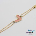 دستبند طلا  - طرح قلب