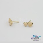 گوشواره طلا - طرح 2قلب