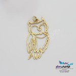 آویز طلا - طرح جغد