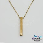 گردنبند طلا - طرح مکعب عشق
