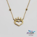 گردنبند طلا - طرح قلب