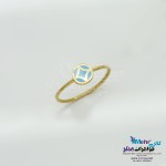 انگشتر طلا- طرح هندسی