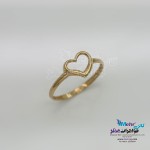 انگشتر طلا- طرح قلب