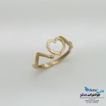 انگشتر طلا- طرح قلب