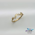 انگشتر طلا- طرح برگ