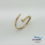 انگشتر طلا- طرح میخ
