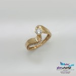 انگشتر طلا- طرح ممزوج