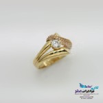 انگشتر طلا- طرح ممزوج