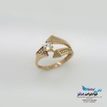 انگشتر طلا- طرح ممزوج